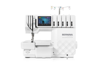 Bernina, L890QE, Overlocker, Serger, Air Threader, Knee Lift, Foot Control, Scrap Catcher, Bernette 64 AIRLOCK 2/3/4 Thread Freearm Serger, Bernina L890QE 2/3/4 Thread Air Threading Freearm Serger , Coverhem, Straight Chainstitch Combination Machine, Color Screen Stitch Selection & Settings