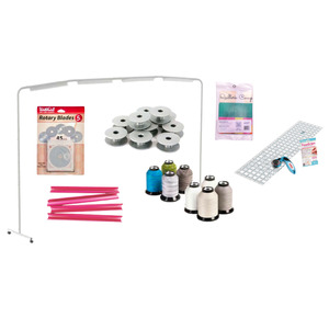 Grace Free Accessory Package: 10ft Luminess Light Bar, Quilter's Compass, Quilt Clips, TrueCut +more! Valued Over $1000