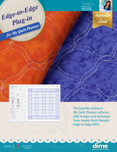 Amelie Scott Designs ASD297 Edge-to-Edge & My Quilt Planner Bundle 240129