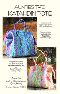 113380: Aunties Two Patterns AT641 Katahdin Tote