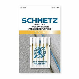 Schmetz S-1862 Gold Topstitch 80/12 130/705H-NT