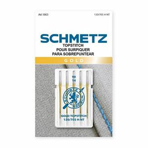 Schmetz S-1863 Gold Topstitch 90/14 130/705H-NT