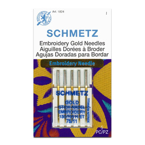 Schmetz S-1864 Schmetz Gold Topstitch Asst 3-80/12 2-90/14 130NT
