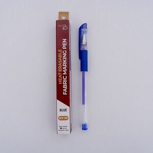 Madam Sew A1AHEFMP1BL Heat Erasable Fabric Marking Pen - Single Blue Pen
