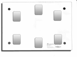 CutterPillar CPP-PLATES CutterPillar Glow Mounting Plates (6)