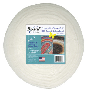 Bosal 390KB-75 White Katahdin On a Roll 100% Cotton 2 1/2 x 50 yd