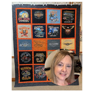 Serged T-Shirt Quilt with Sashings with Sherry Hinesman Two Saturdays: August 2nd, and August 9th 10AM-5:00 PM