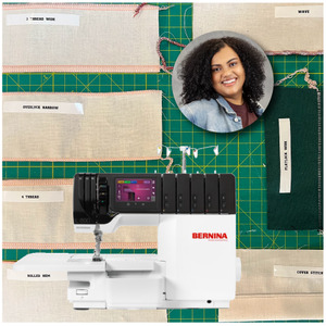 BERNINA Serger Guide Class with Air Threading Function Instructor Kara Sanders Time: Tuesday July 8th 9:30 - 12:30 pm