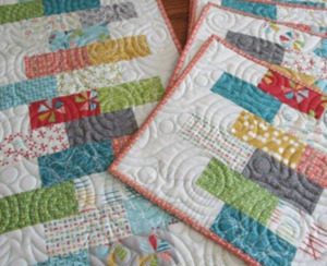 Beginning Quilt Piecing Class - Charming Bricks & Sticks with April Lopez Thurs-Friday August 28-29, 10AM-4PM
