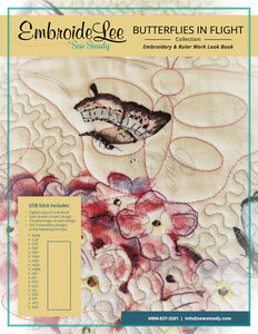 Sew Steady Westalee Design WE-BFLY Butterflies in Flight Embroidelee Collection