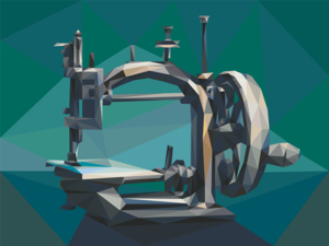 Brother SALKSWQKIT1 Antique Brother Sewing Machine Quilt Kit