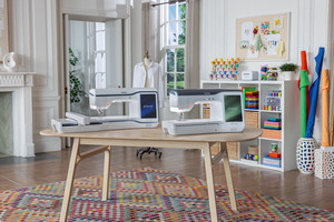 Brother CX1e + CX1 Celeste Computerized Embroidery-Only Edition Machine and Computerized Sewing-Only Machine