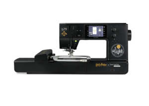 94068: Bernette B79 500 Stitch Sewing Machine 9"Arm 17BH, 6x10 Embroidery 200 Designs, 5"Color LCD, IDFeed, 7mm ZZ+SS Needle Plates, 9Feet, DCmotor +Toolbox*