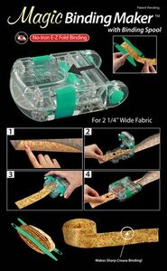 119169: Taylor Seville MAGIC220276A Magic Binding Maker BOX of 2 EZ Fold 2-1/4 inches sharp crease