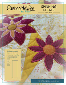Sew Steady Westalee Design WE-SPNPTL Spinning Petals Embroidelee Collection