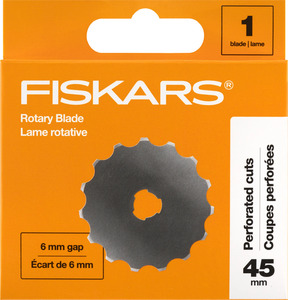 Fiskars 1065943 45mm Perforating Rotary Blade 1pk