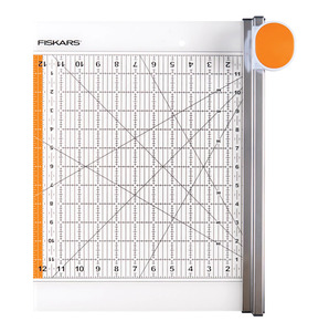 Fiskars 195140 12in x 12in Rotary Ruler Combo with 45mm blade