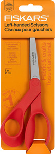 Fiskars 1069756 All Purpose Left Handed Bent 8in Fabric Scissors Shears
