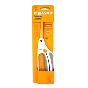 Fiskars 1069772 Easy Action Titanium No 8 Fabric Shear Scissors