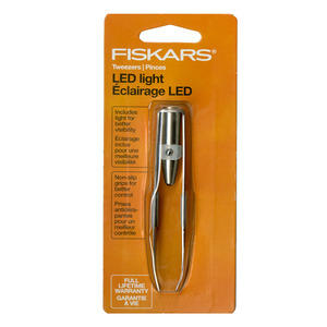 Fiskars 132720 LED Lighted Tweezers Box of 2