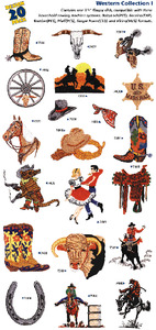 Great Notions1007 Western I Embroidery Multi-Formatted CD