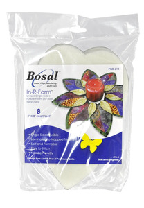 Bosal BOS495-8 In-R-Form Single Sided Fusible Heart Leaf Shape