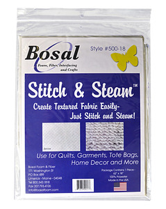 Bosal Stitch Steam 62" x 36" Pkg Stitch Steam 62" x 36" Pkg Fusible