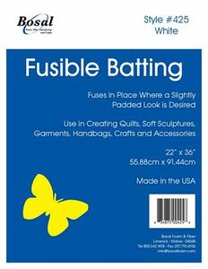 Bosal DoubleSided Fusible Bat 45" x 36" Package DoubleSided Fusible Bat 45"Pk Fu