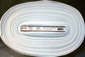 Bosal 326LFB Single Sided Light Fusible Batting 4.7oz 45in x 25yd Needle Punched Fleece for Padding, Quilting and Crafts