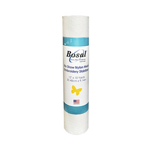 Bosal 467B No Show Nylon Mesh Embroidery Stabilizer 12in X 10yds