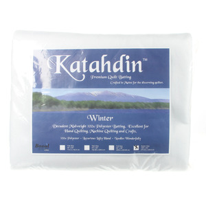 Bosal 223B-WHT Katahdin Premium 100% Polyester Batting - Winter 4.5oz - 108in x 90in
