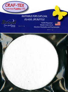 Bosal 437B-6CR Craf-Tex Round Coasters 6pk 4in