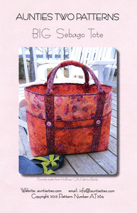 Aunties Two AT264 Big Sebago Tote Pattern