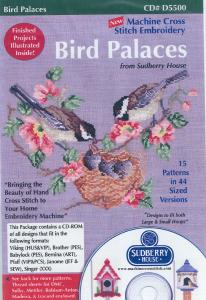 Sudberry House Cross Stitch Embroidery Designs D 5500 Bird Palaces Multi-Formatted CD