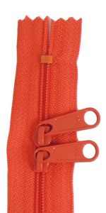 Aunties Two ATZ24CLEM 24in Clementine Zipper Double Slide Zipper