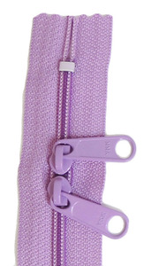 Aunties Two ATZ24LILA 24in Lilac Zipper Double Slide Zipper