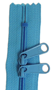 Aunties Two ATZ24TEAL 24in Teal Zipper Double Slide Zipper