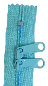 Aunties Two ATZ24TURQ 24in Turquoise Zipper Double Slide Zipper