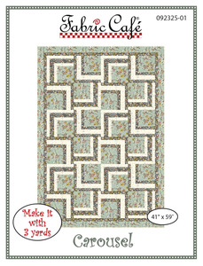 Fabric Café FC092325-01 Carousel Lap Quilt Pattern