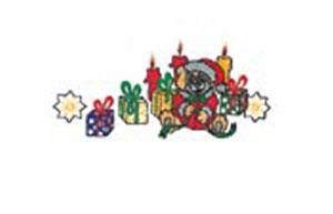 Pfaff 346 Christmas Embroidery Card Can Only Be Used With 2140 and 2170 Machines in .pcs format