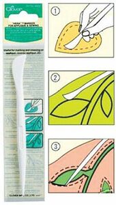 Clover CL4002 4002CVA Slim Hera Marker, Crease Lines Show, No Chalk or Pencil Marks