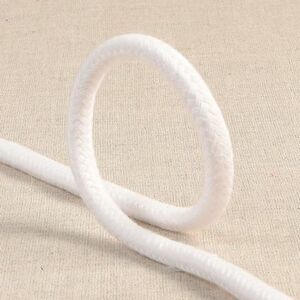 100% Cotton Braided Cord .25 in x 27.5 yds, White S00794B006-1