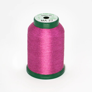 DIME Exquisite KingStar Metallic 1100Yd 40wt Poly Embroidery Thread- Fuchsia (MA-27)