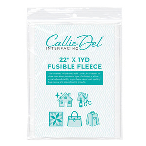 Callie Del CD102FPKG22 Fusible Fleece 1yd Package 22in x 1yd