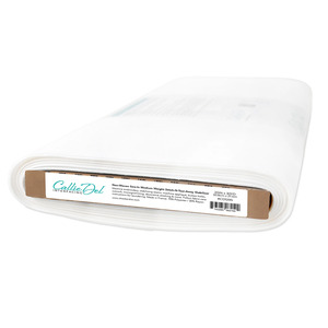 Callie Del CD129S Non-Woven Sew-In Medium Weight Stitch-N and Tear-Away Stabilizer 20in x 30yds