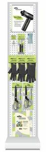 122892: Nifty Notions Planogram 1 ft x 6 ft - Display, 3 units each of 10 premium best-selling Brewer sewing product SKUs,