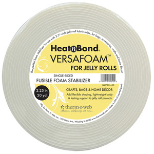 Therm O Web Q407-B14-20 VersaFoam Single-Sided Fusible Foam Stabilizer for Jelly Rolls 2-1/4in x 20yds