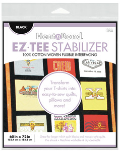 Therm O Web Q2174 HeatnBond EZ Tee Stabilizer Black 60in x 72in