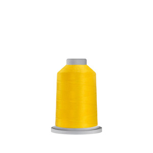 Fil-Tec Glide Trilobal 40wt Polyester Thread 1,100 yd Mini King Spool - 80108 Bright Yellow