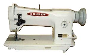 1397: Consew 206RB5 Walking Foot Needle Feed Sewing Machine with Stand *